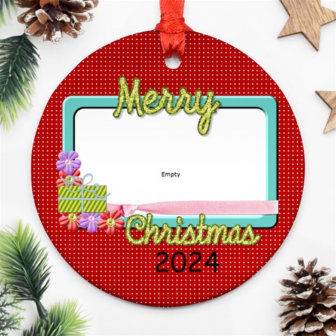 2024 Circle Ornament 2 Front