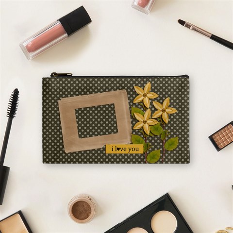 Cosmetic Bag (small): I Love You By Jennyl Front