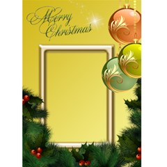 Merry Christmas in yellow 5x7 Card - Greeting Card 5 x 7 Merry Christmas in yellow 5x7 Card - Greeting Card 5 x 7