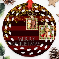 merry christmas - Ornament (Round Filigree) merry christmas - Ornament (Round Filigree)