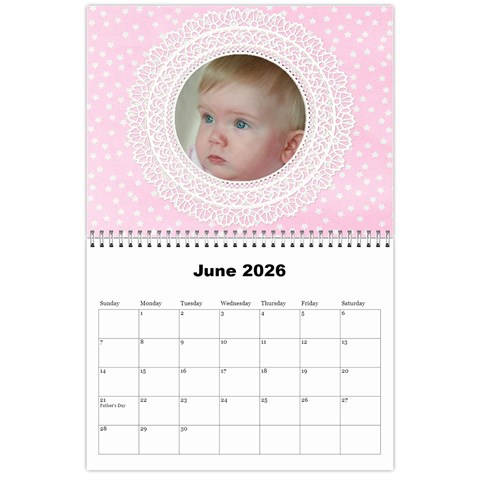 My Girl 2026 (any Year) Calendar By Deborah Jun 2026