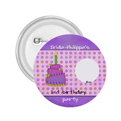 irida birthday button - 2.25  Button