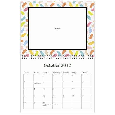 2012 Calendar Friends By Rose Oct 2012