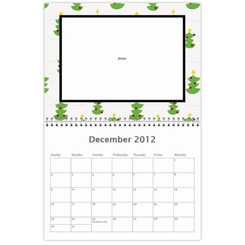 2012 Calendar Friends By Rose Dec 2012