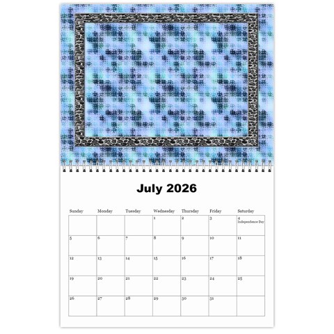 Scenic 2026 (any Year) Calendar By Deborah Jul 2026