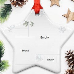 Gold angel 2024 Christmas ornament 2 SIDE - Star Ornament (Two Sides)