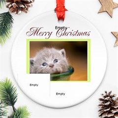 Merry christmas - Ornament (Round)
