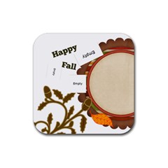 Everlasting Autumn Stripes Coaster - Rubber Coaster (Square) Everlasting Autumn Stripes Coaster - Rubber Coaster (Square)