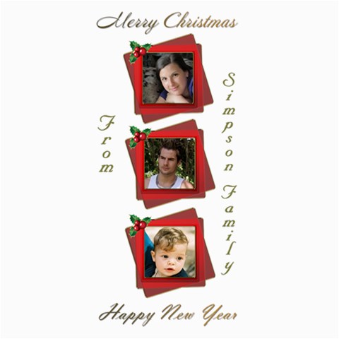 Christmas New Year 4x8 Photo Card By Deborah 8 x4  Photo Card - 1