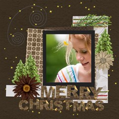 Merry Christmas - ScrapBook Page 12 x 12 Merry Christmas - ScrapBook Page 12 x 12