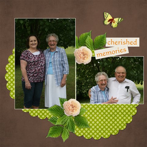 Family Mothers Day 2011 By Gayla Holmes Hardaway 12 x12  Scrapbook Page - 8