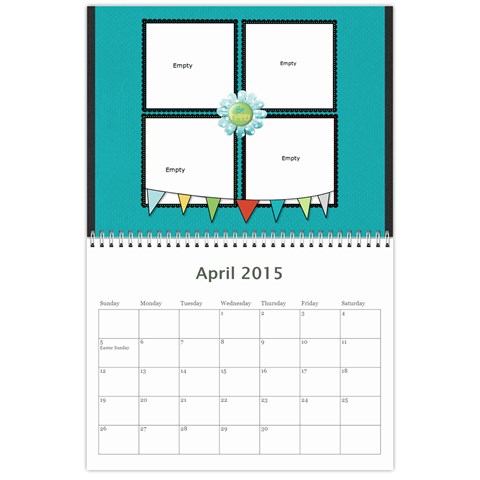 2015 Family Calendar By Martha Meier Apr 2015