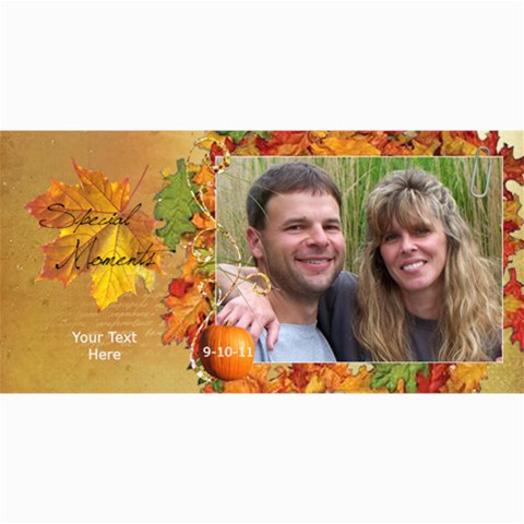 Autumn 8 x4  Photo Card - 2