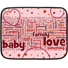 Mini_Blanket_pink - 35 x27  Fleece Blanket (Mini)