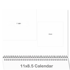 2025 memory  calendar - Wall Calendar 11  x 8.5  (12-Months)
