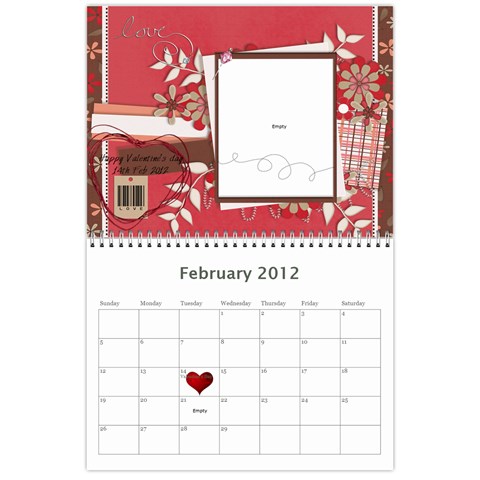 Calender Project 2012 By Juliana Gunardi Feb 2012