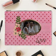Cosmetic Bag (XL)- Pink Love