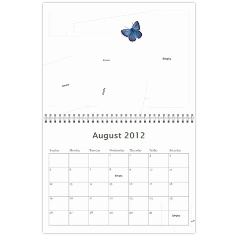 Calendar Yasen 2012 By Boryana Mihaylova Aug 2012