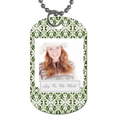 christmas - Dog Tag (One Side)
