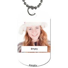 merry christmas - Dog Tag (One Side)