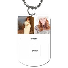 merry christmas - Dog Tag (One Side)