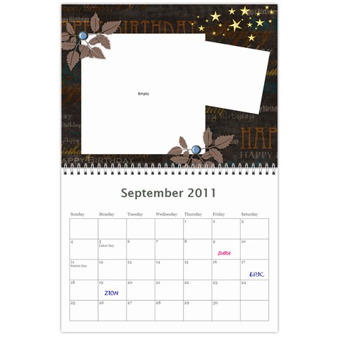 New Calendar Mom By Julie Severin Sep 2011