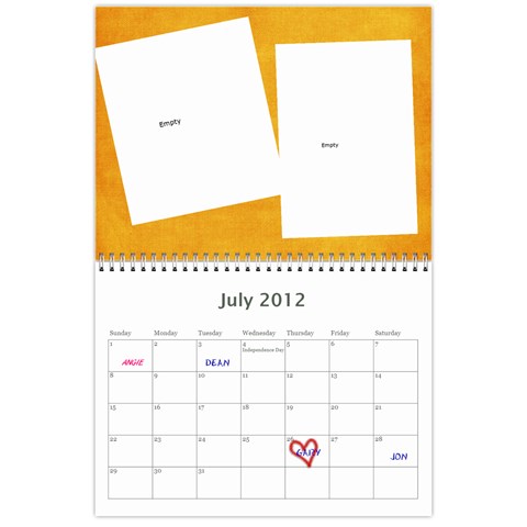 New Calendar Mom By Julie Severin Jul 2012