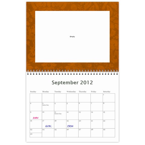 New Calendar Mom By Julie Severin Sep 2012