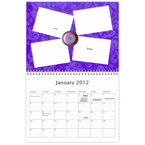 New Calendar Mom By Julie Severin Jan 2012