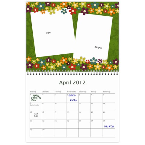 New Calendar Mom By Julie Severin Apr 2012