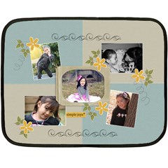 Mini Fleece Blanket: Simple Joys - 35 x27  Fleece Blanket (Mini)