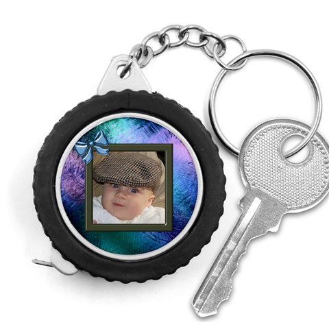 Cute Measuring Tape Key Ring By Deborah Front