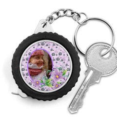 Shades Of Violet Measuring Tape Key Ring