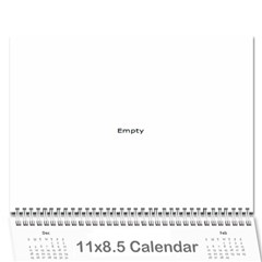 calender expirment - Wall Calendar 11  x 8.5  (18 Months)