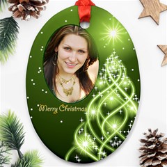 Christmas Oval Ornament 7 (2 Sided)