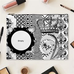 black and white - Cosmetic Bag (XL)
