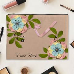 XL Cosmetic Case: Big Flowers10 - Cosmetic Bag (XL) XL Cosmetic Case: Big Flowers10 - Cosmetic Bag (XL)