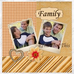 Family - Canvas 20  x 20 