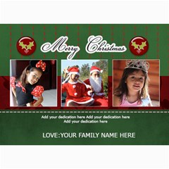 5x7 Photo Cards: Merry Christmas 2 - 5 x 7 Photo Cards 5x7 Photo Cards: Merry Christmas 2 - 5 x 7 Photo Cards