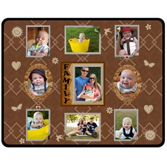 Brown Family Medium Fleece Blanket - 60  x 50  Fleece Blanket (Medium)