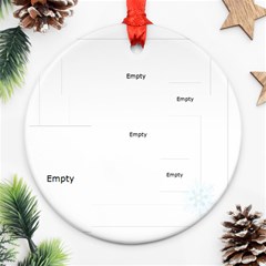 merry christmas - Ornament (Round)