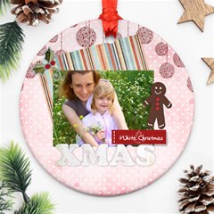 merry christmas - Ornament (Round)