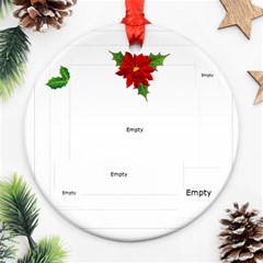 merry christmas - Ornament (Round)