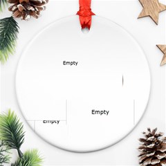 merry christmas - Ornament (Round)