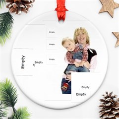 merry christmas - Ornament (Round)