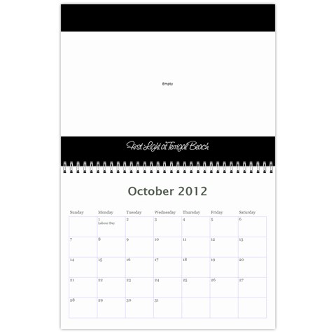 2012 Calender Nan By Rob Oct 2012