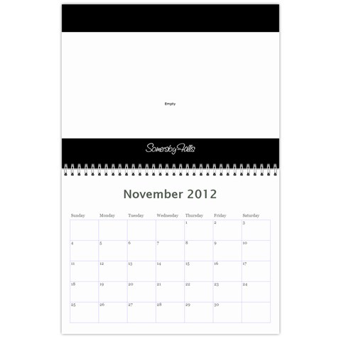 2012 Calender Nan By Rob Nov 2012