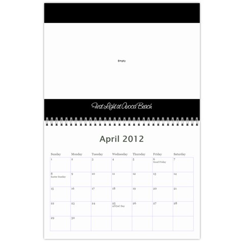 2012 Calender Nan By Rob Apr 2012