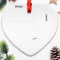 Christmas Collection Heart Ornament (Two Sides) Christmas Collection Heart Ornament (Two Sides)