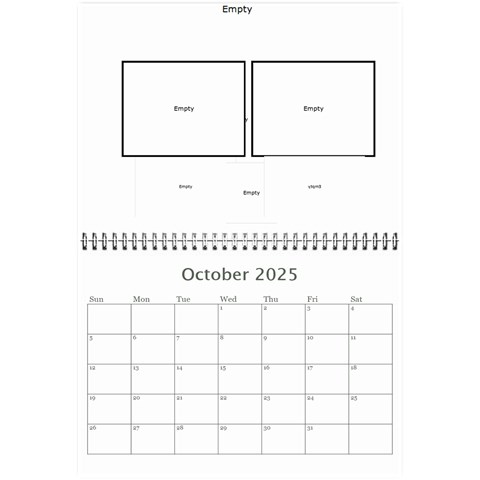 20253owlie Calendar By Amanda Bunn Oct 2025